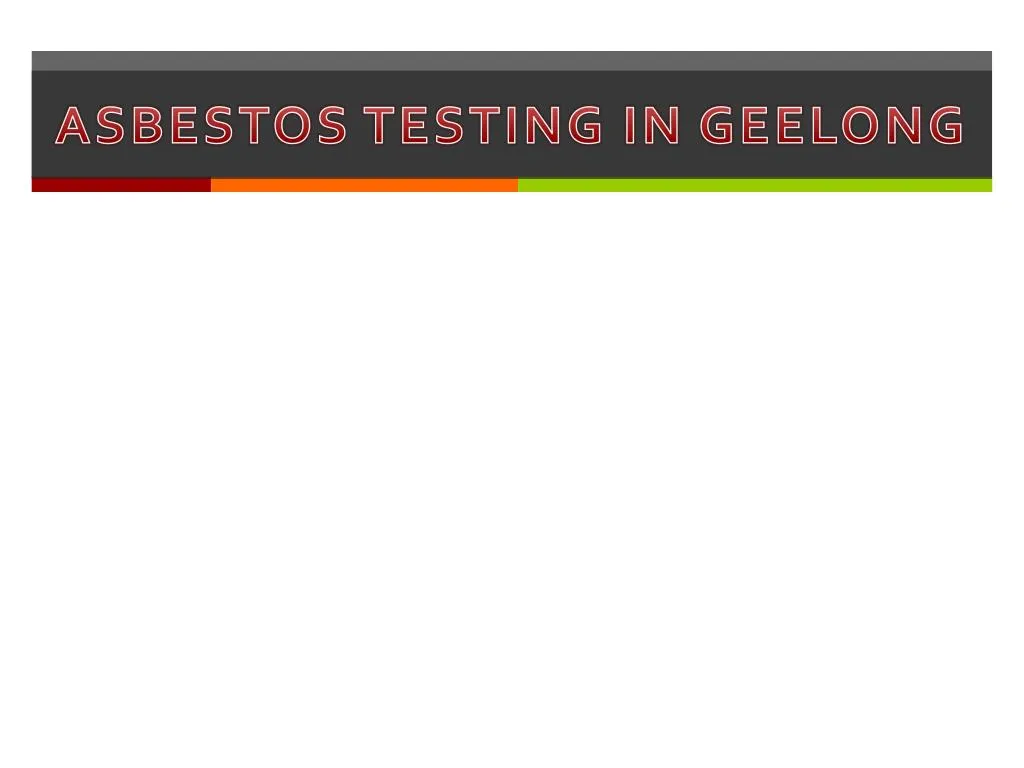 asbestos testing in geelong