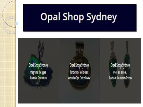 Opal shops sydney