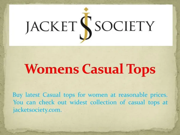 Womens Casual Tops