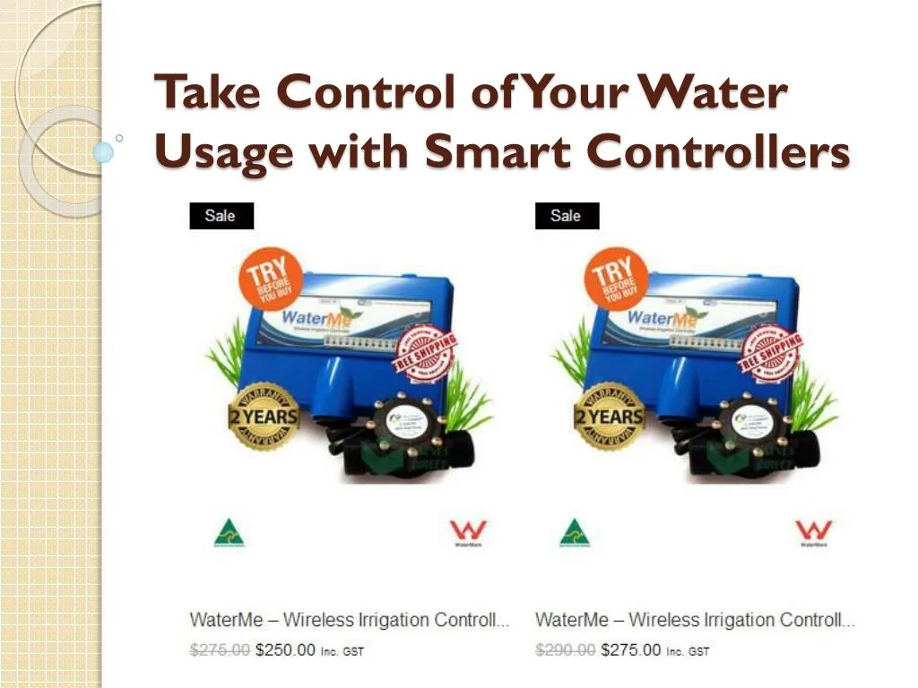 take control of your water usage with smart controllers