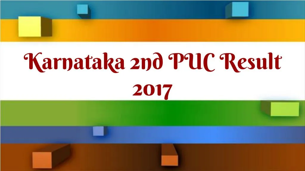 k arnataka 2nd puc result 2017