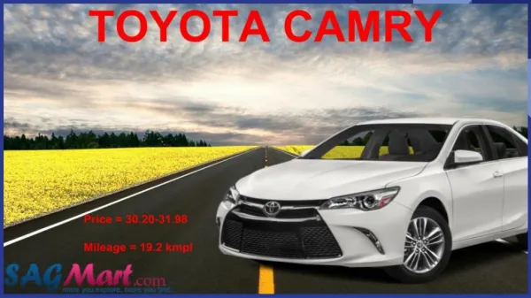 Toyota Recently Launched Camry Hybird in India 2017