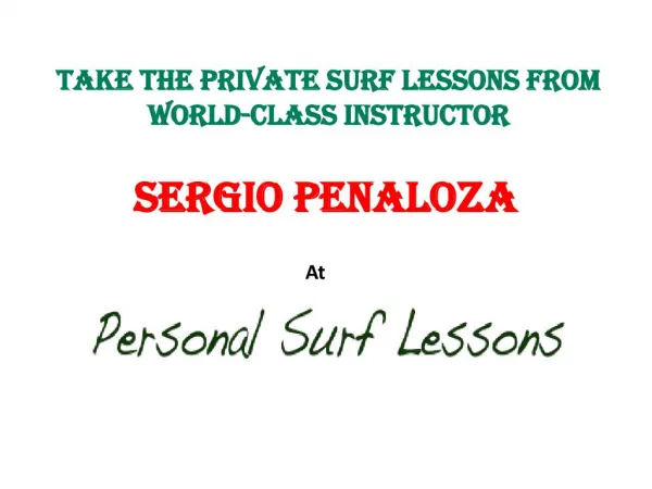 Plain Sailing Lessons That Make Surfing Easier