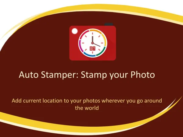 Add GPS stamp on photo