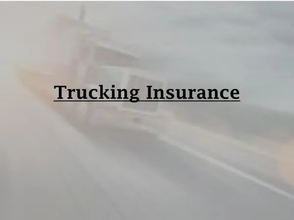 Trucking Insurance - Insuremart.net
