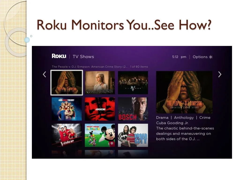 roku monitors you see how