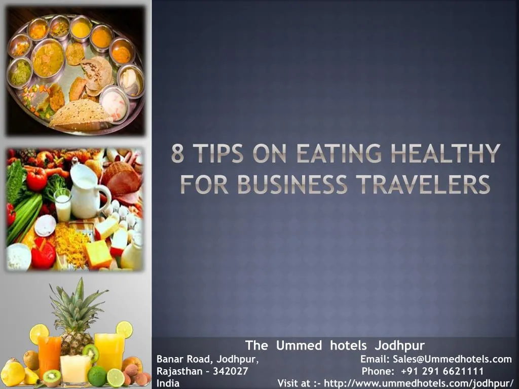 8 tips on eating healthy for business travelers