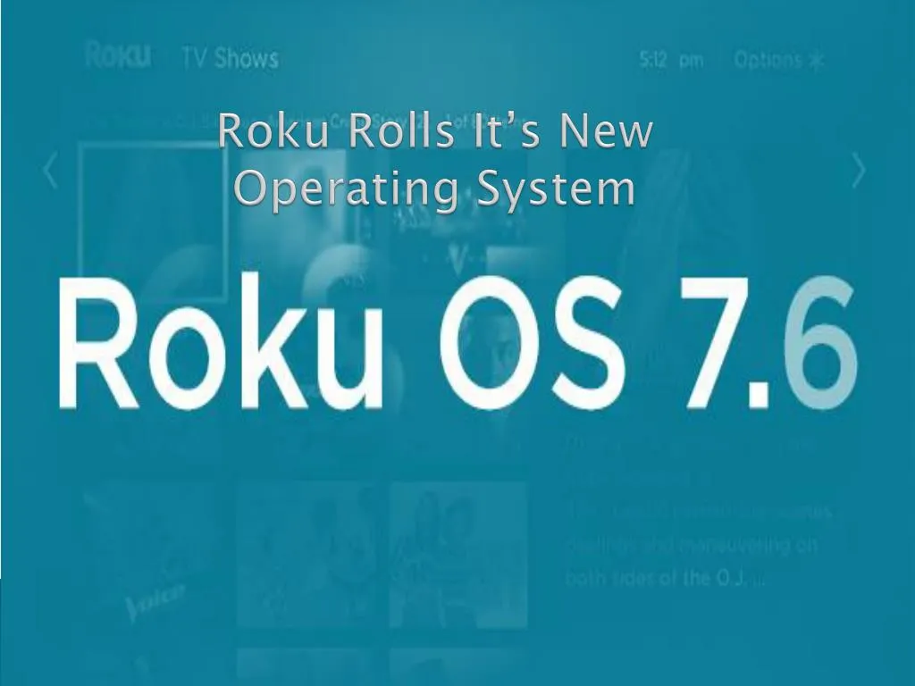 roku rolls it s new operating system