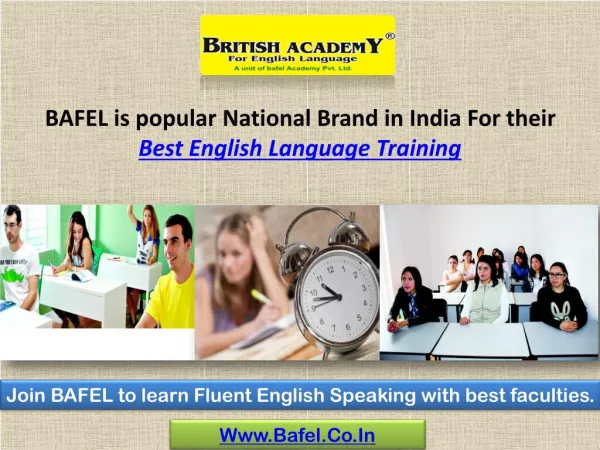 English Speaking Course - BAFEL