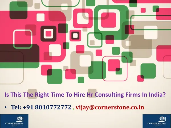 Is This The Right Time To Hire Hr Consulting Firms In India?