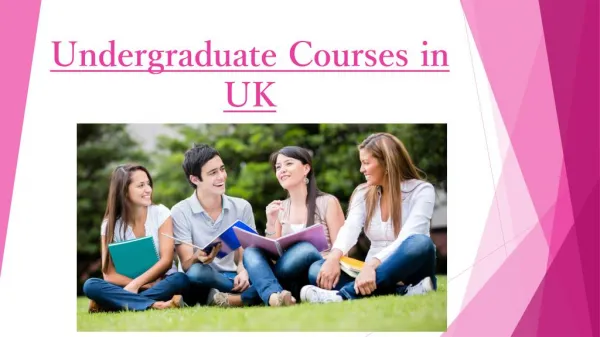 Undergraduate Courses in UK - Isnadmissions.co.uk