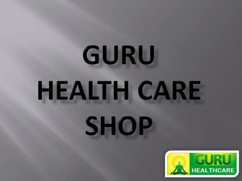 guru health care shop
