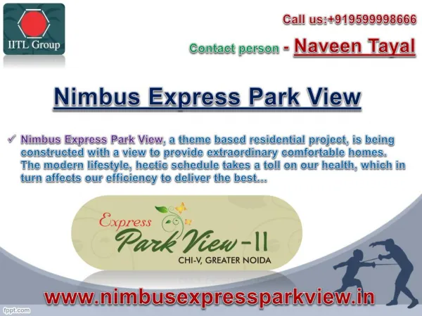 Nimbus express park view 1 & park view 2