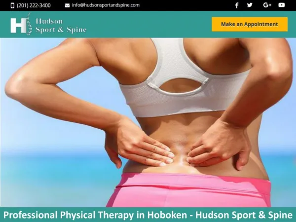 Professional Physical Therapy in Hoboken - Hudson Sport & Spine