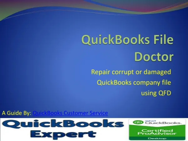 QuickBooks File Doctor-Repair Comapny File