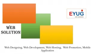 Web Hosting, Web Design & Development, web Promotion - slide 1