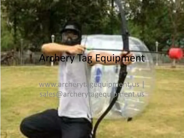 Archery Tag Equipment