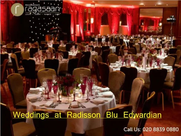 Weddings at Radisson Blu Edwardian