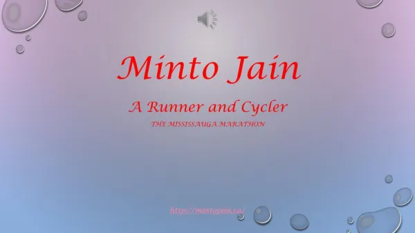Minto Jain a Cycler and a Runner