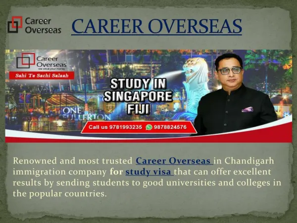 Career Overseas | Study Visa Consultant | Student Visa in Chandigarh