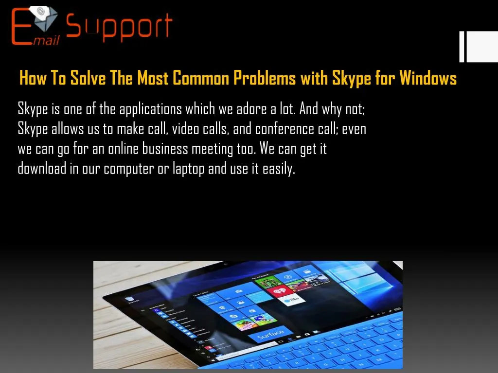 how to solve the most common problems with skype for windows