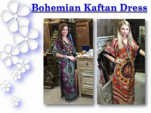 Bohemian Kaftan Dress