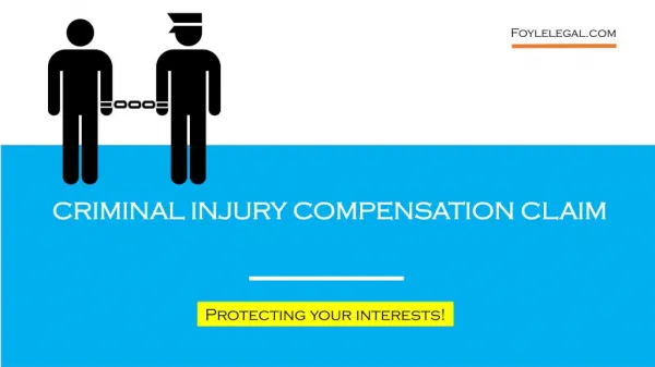 CRIMINAL INJURY COMPENSATION CLAIM