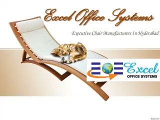 Executive Chair Manufacturers In Hyderabad - slide 1