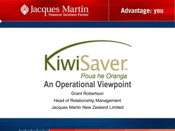 An Operational Viewpoint
