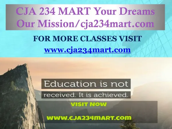 CJA 234 MART Your Dreams Our Mission/cja234mart.com