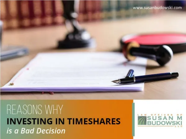 How Timeshares are Bad Investments