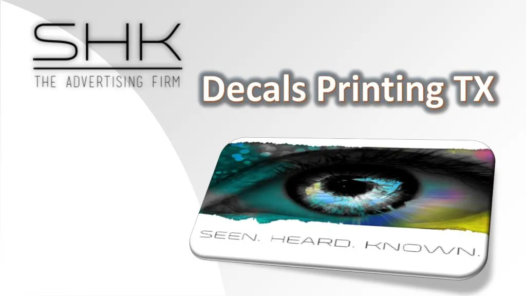 decals printing tx
