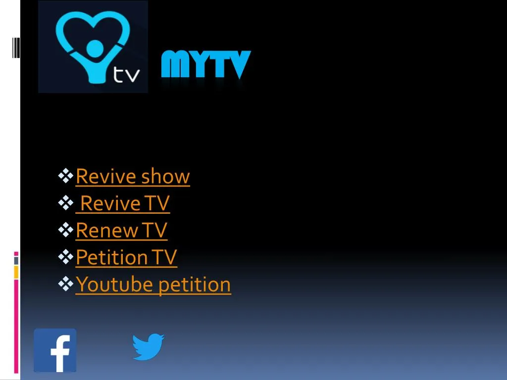 r evive show revive tv renew tv petition tv youtube petition