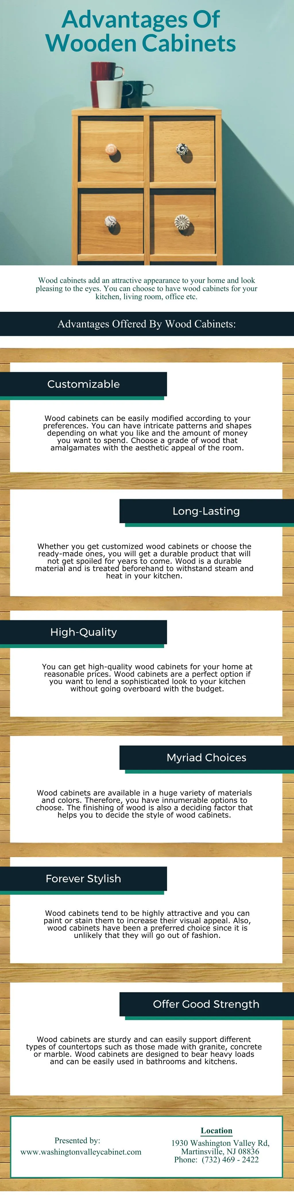 advantages of wooden cabinets