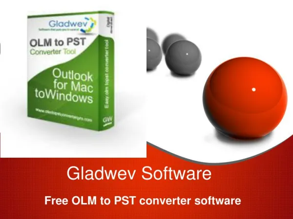 Free OLM to PST converter software