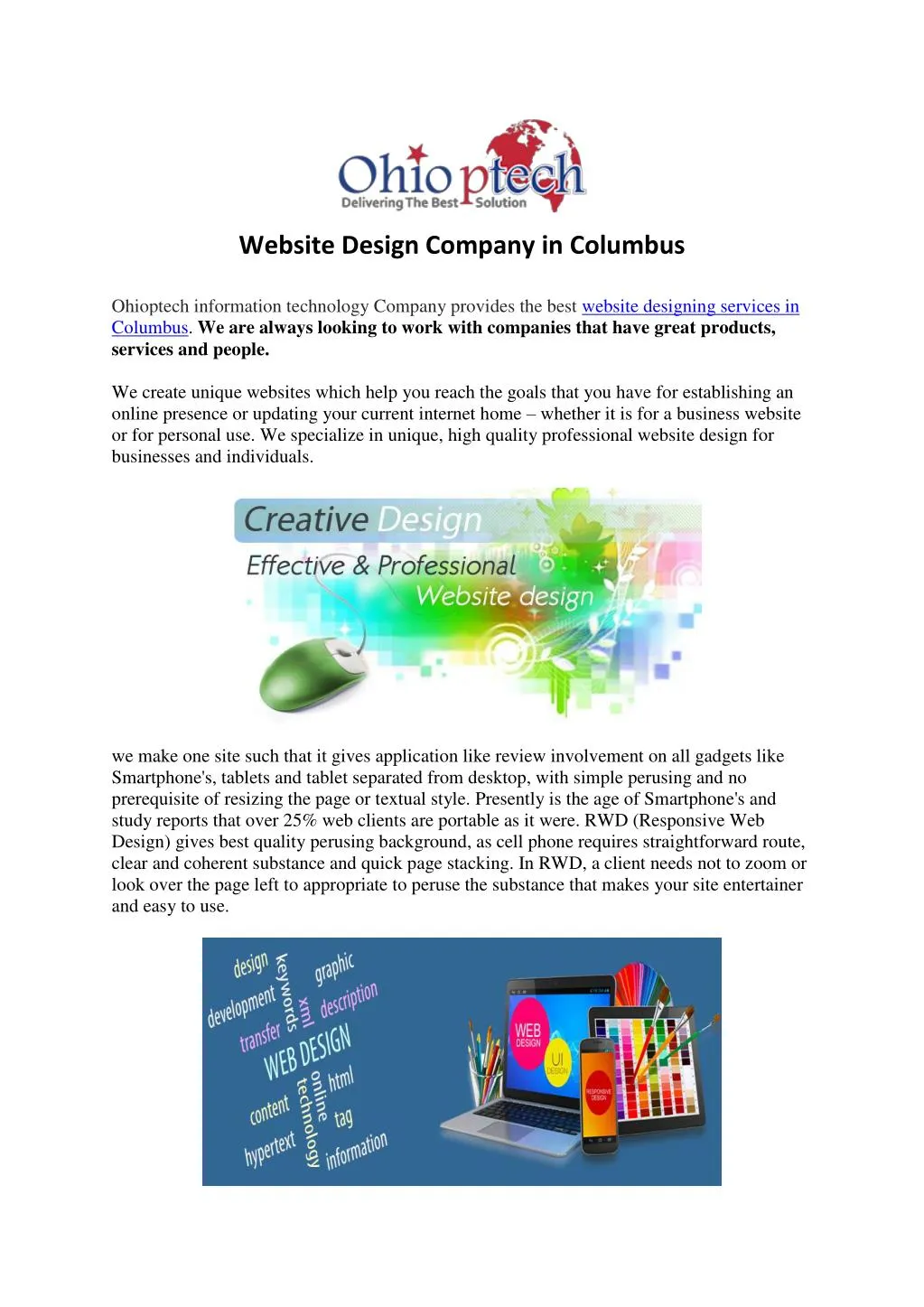 website design company in columbus ohioptech