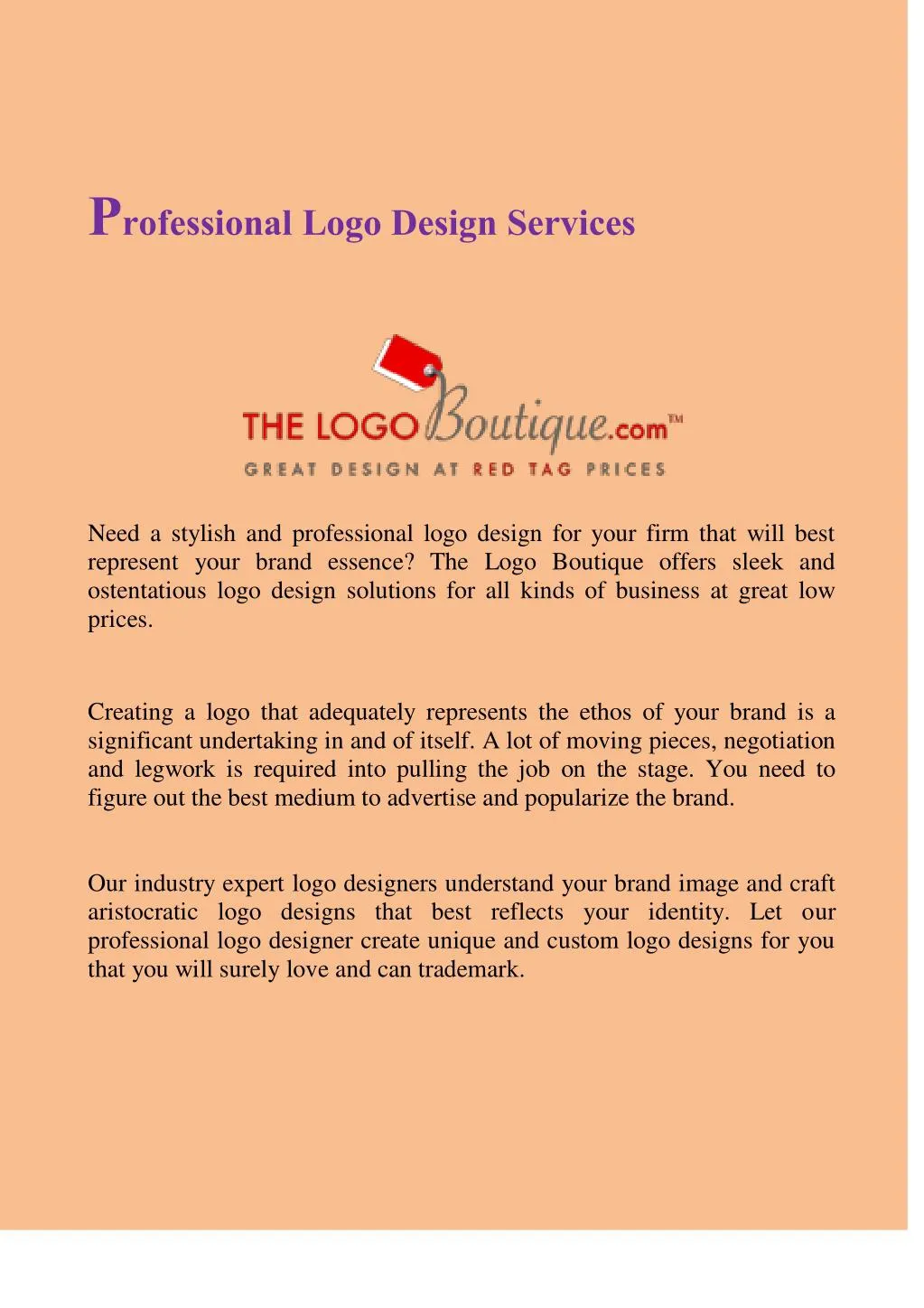 p rofessional logo design services
