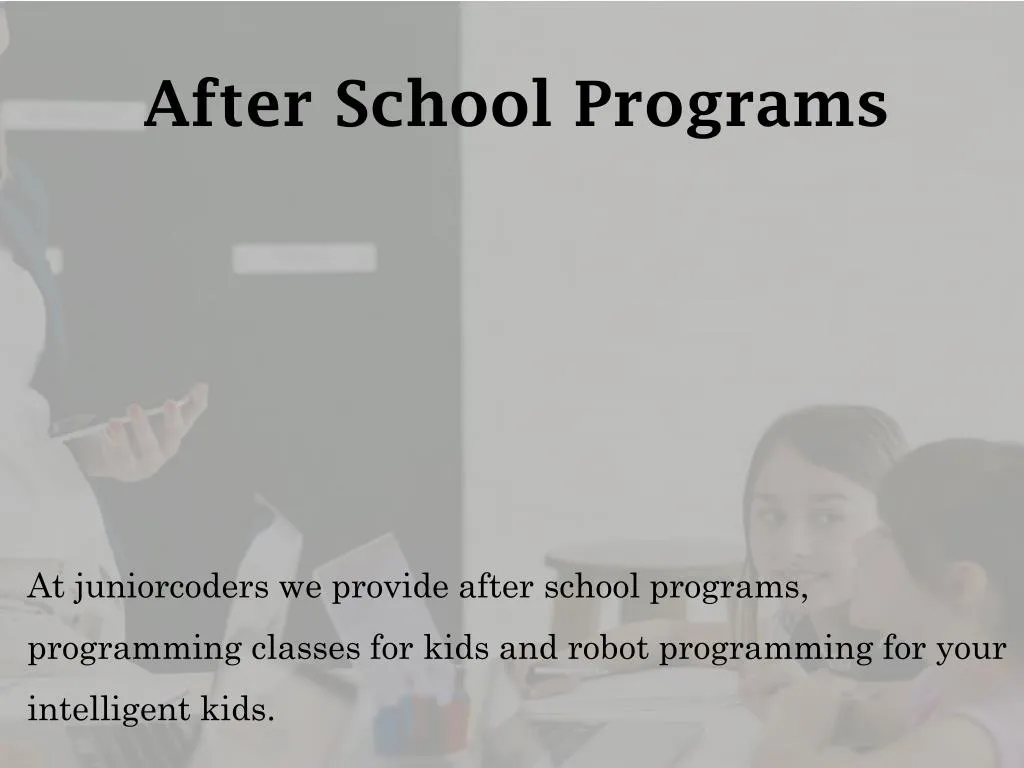 after school programs