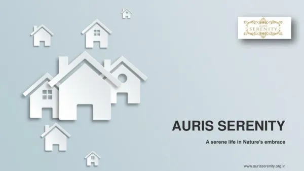 Auris Sereneity, A home made just for you!