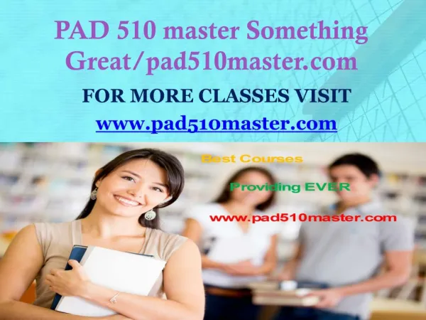 PAD 510 master Something Great/pad510master.com