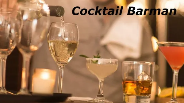 Cocktail Barman - bartender4you.co.uk