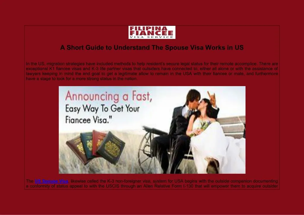 a short guide to understand the spouse visa works