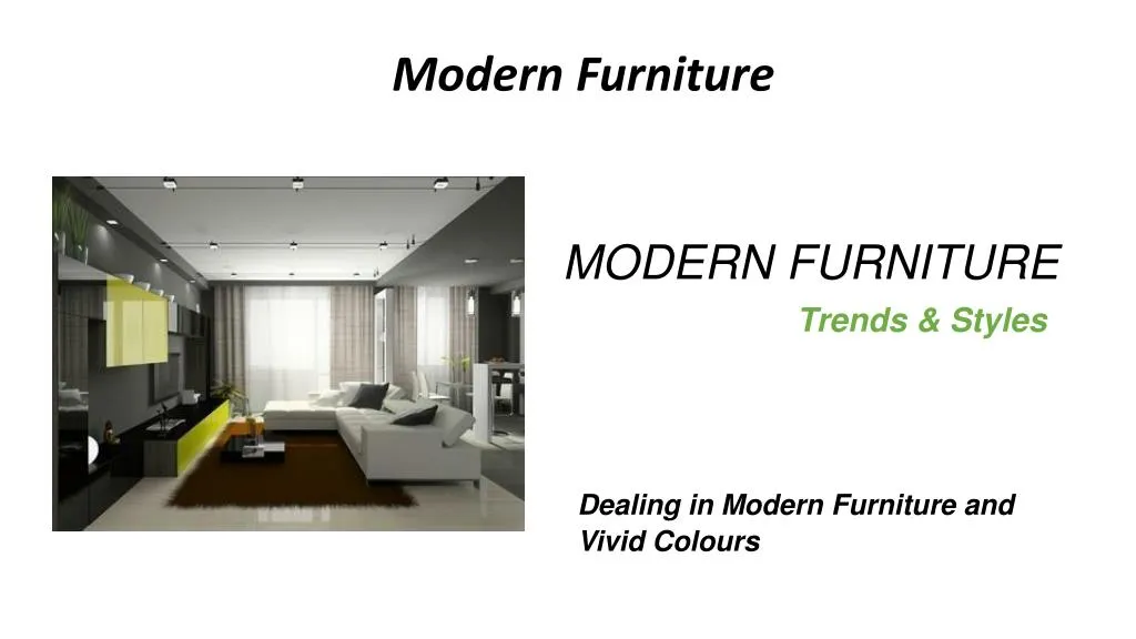 modern furniture