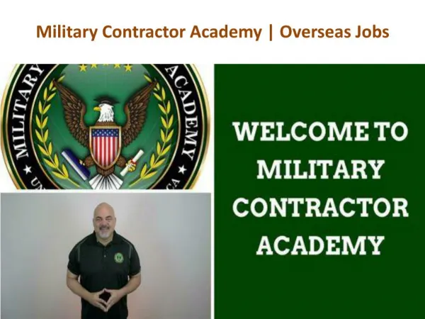 Military Contractor Academy