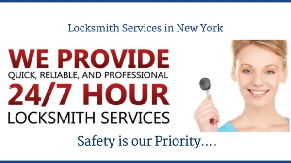 Locksmith Services in New York