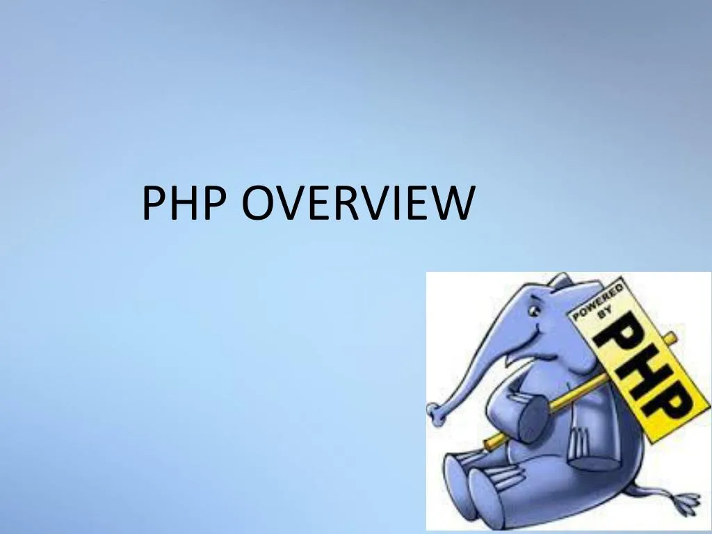 php overview