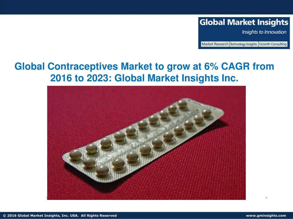 global contraceptives market to grow at 6 cagr