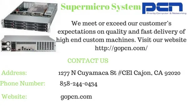 Supermicro System