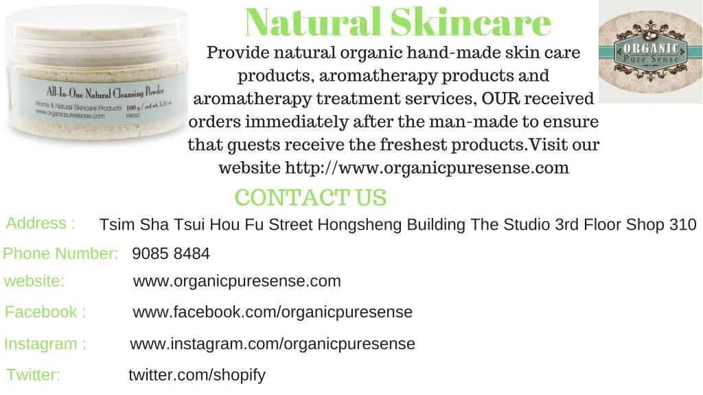 natural skincare provide natural organic hand
