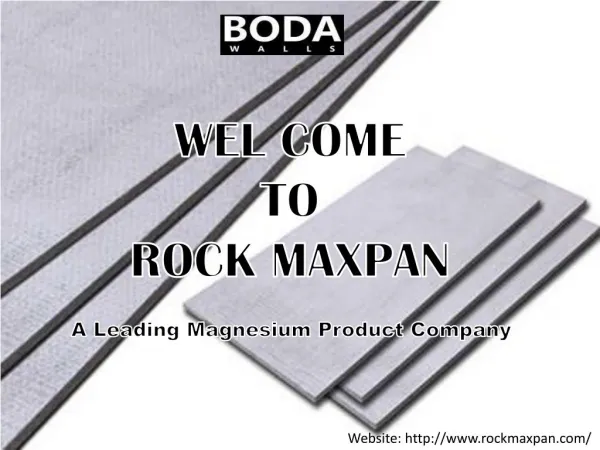 Rockmaxpan Cement Board